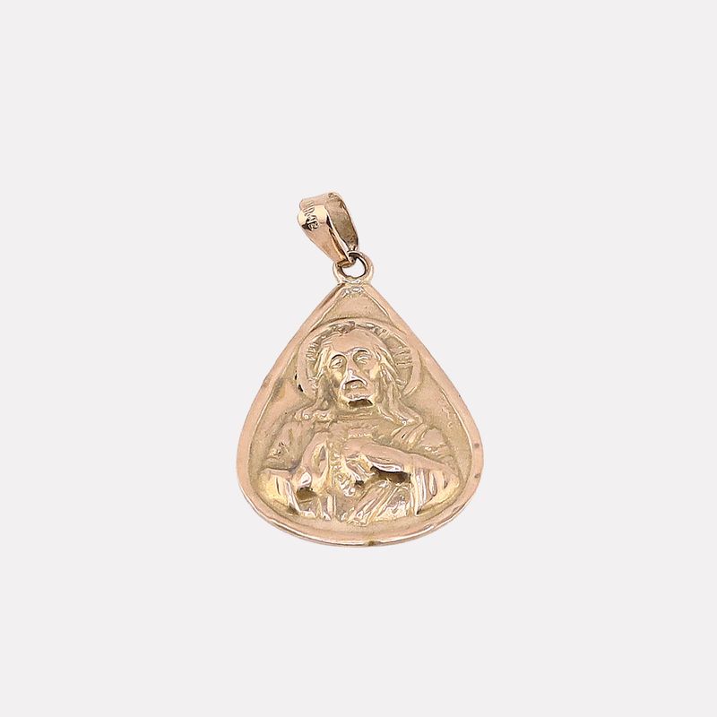 Dije Gota Sagrado Cor. 14k 2.1g